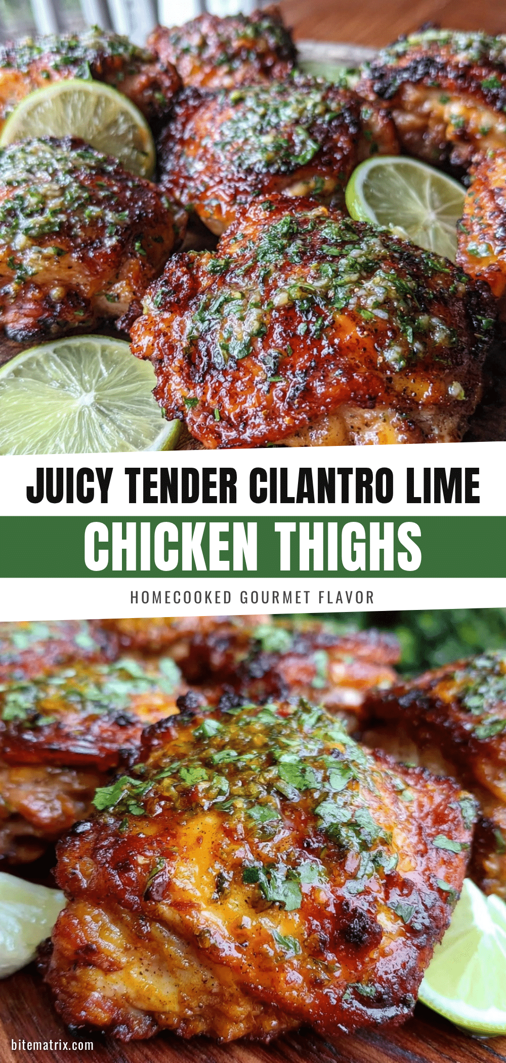 cilantro lime grilled chicken thighs recipe