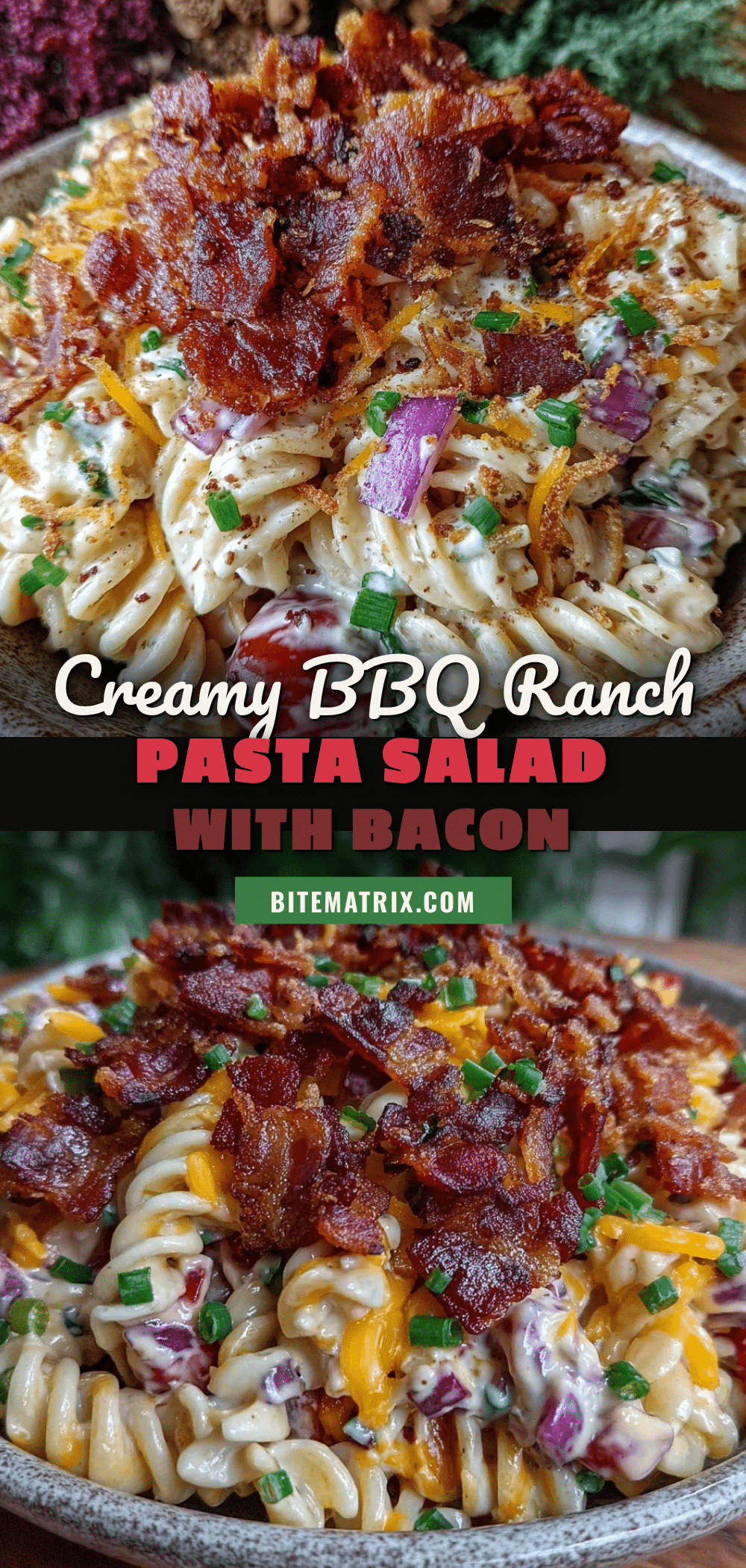 creamy bbq ranch pasta salad recipe