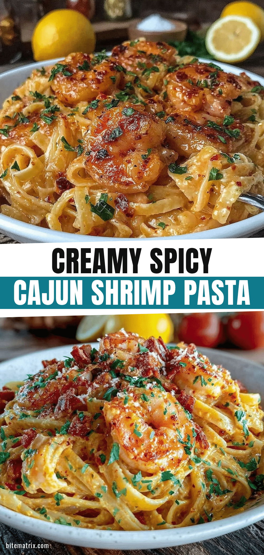 creamy Cajun shrimp pasta recipe