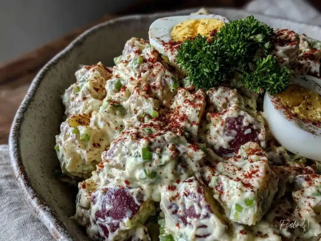 creamy classic American potato salad - featured image