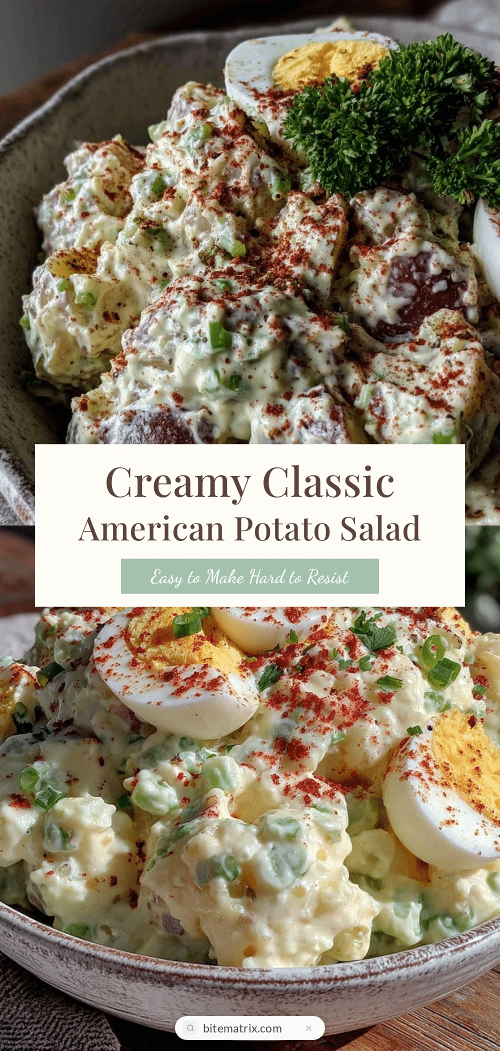 creamy classic American potato salad recipe