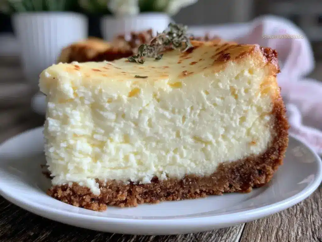creamy classic New York cheesecake - featured image