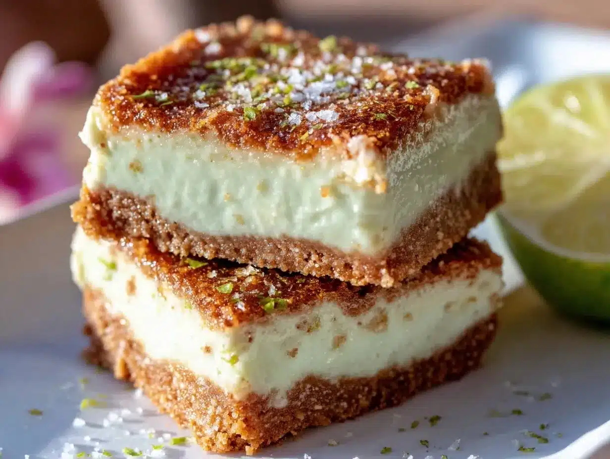 creamy key lime pie bars preparation steps