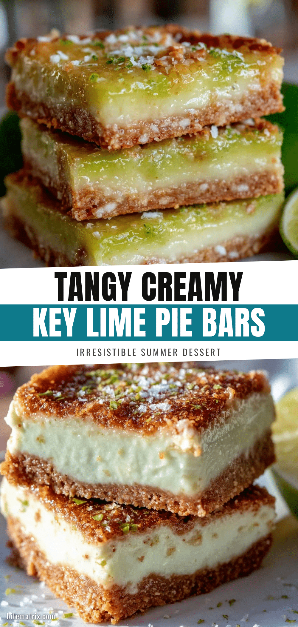 creamy key lime pie bars recipe