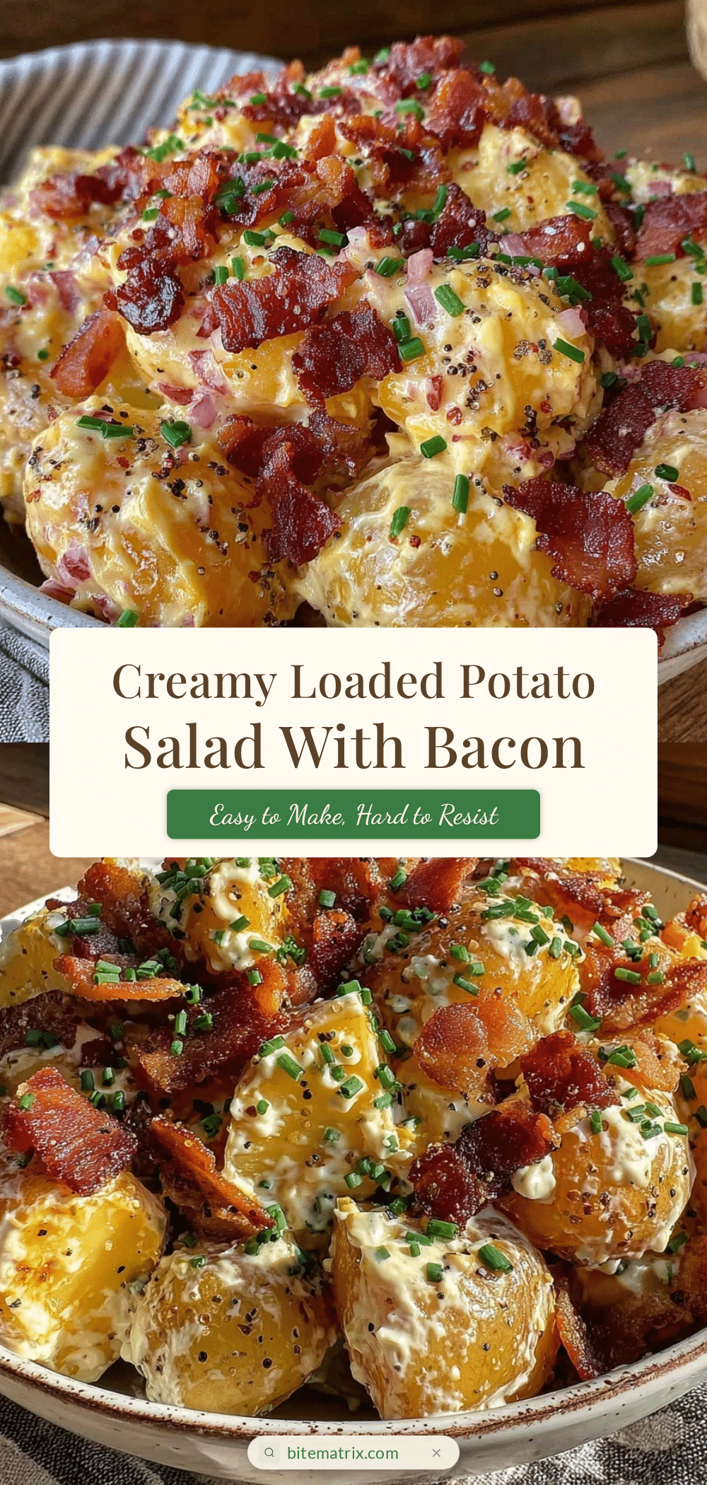 creamy loaded potato salad recipe
