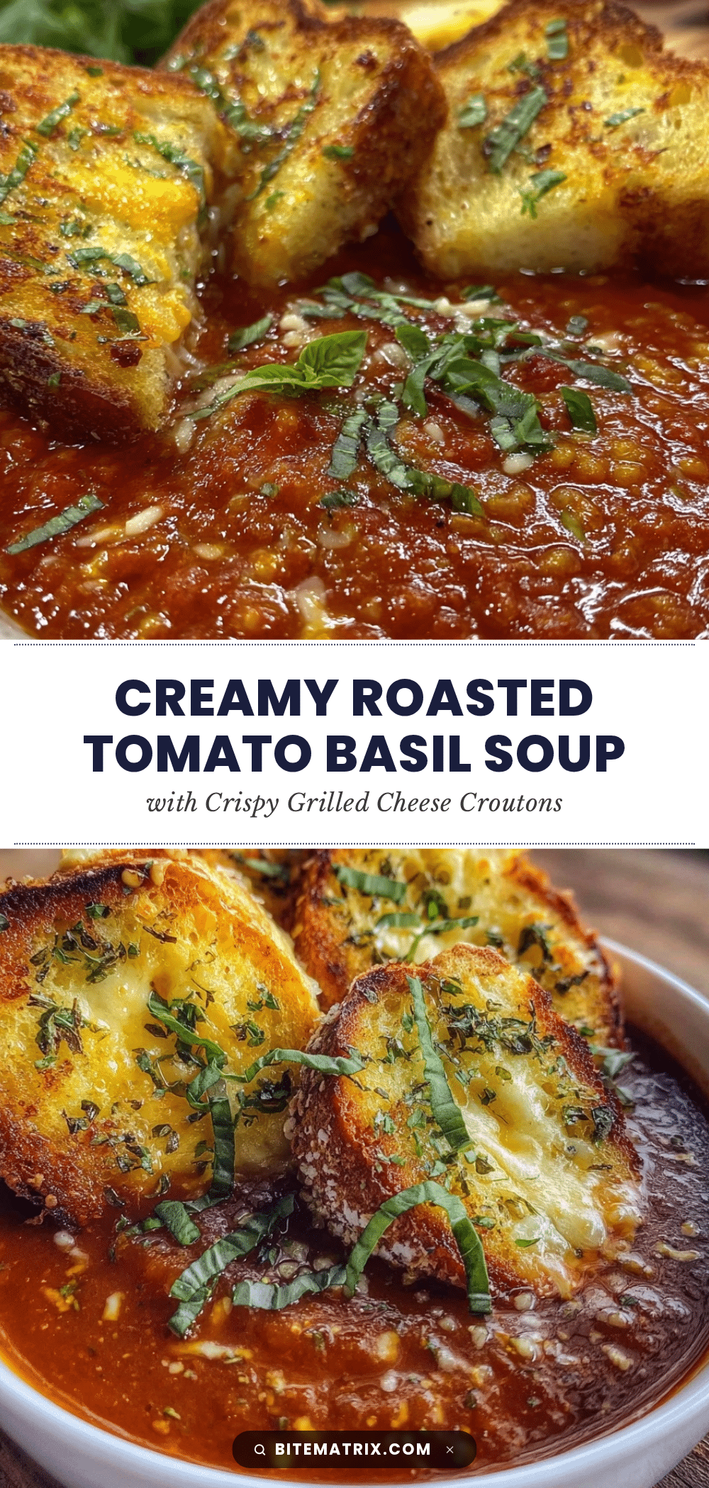 creamy roasted tomato basil soup recipe