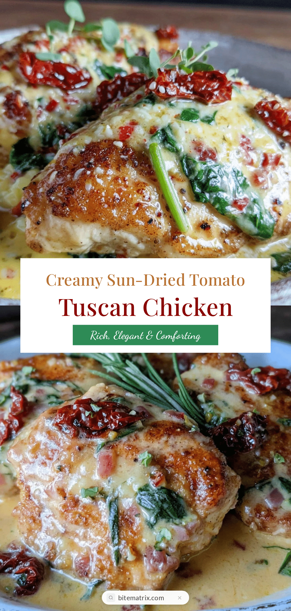creamy tuscan chicken recipe