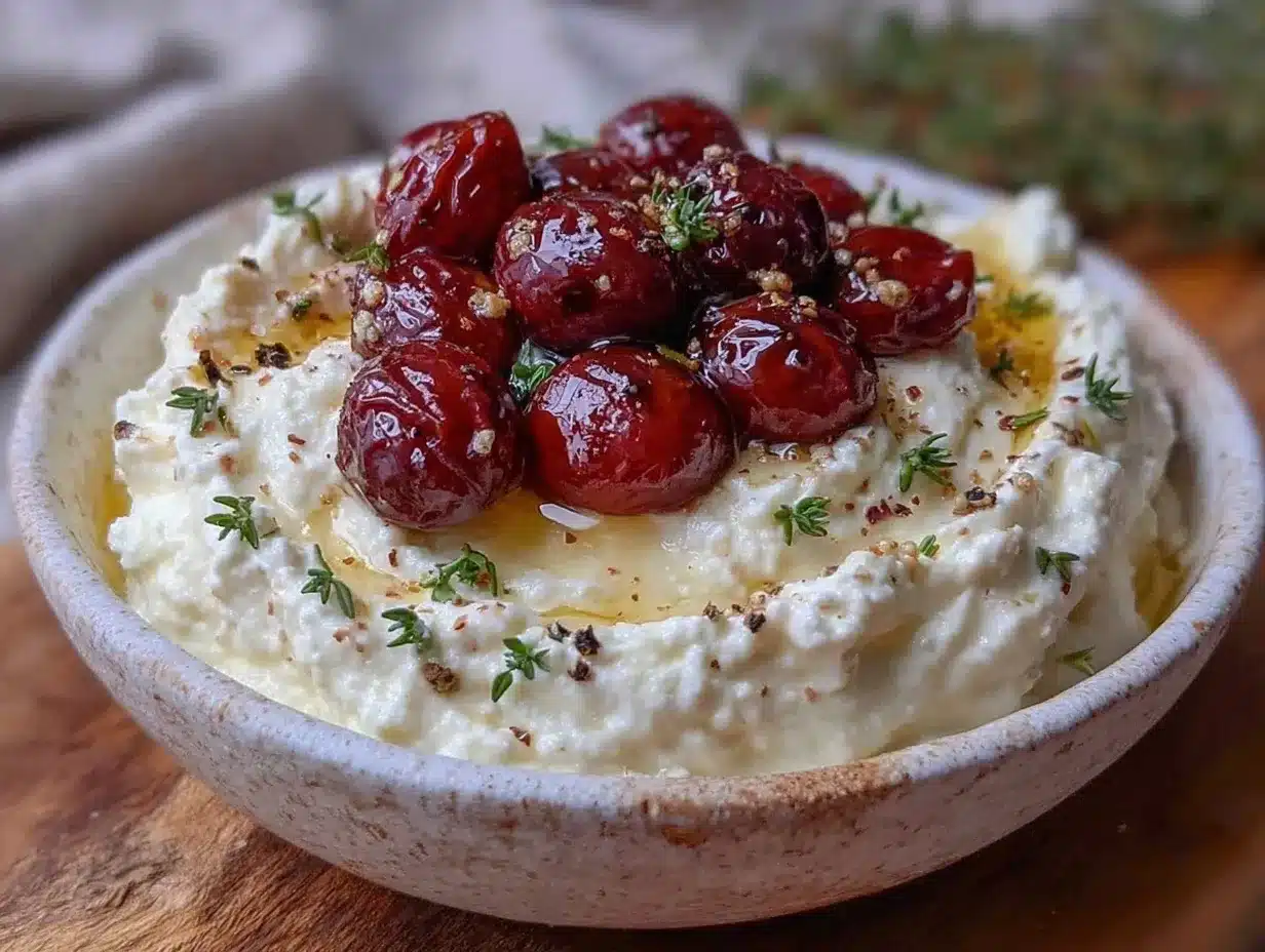 creamy whipped feta dip preparation steps