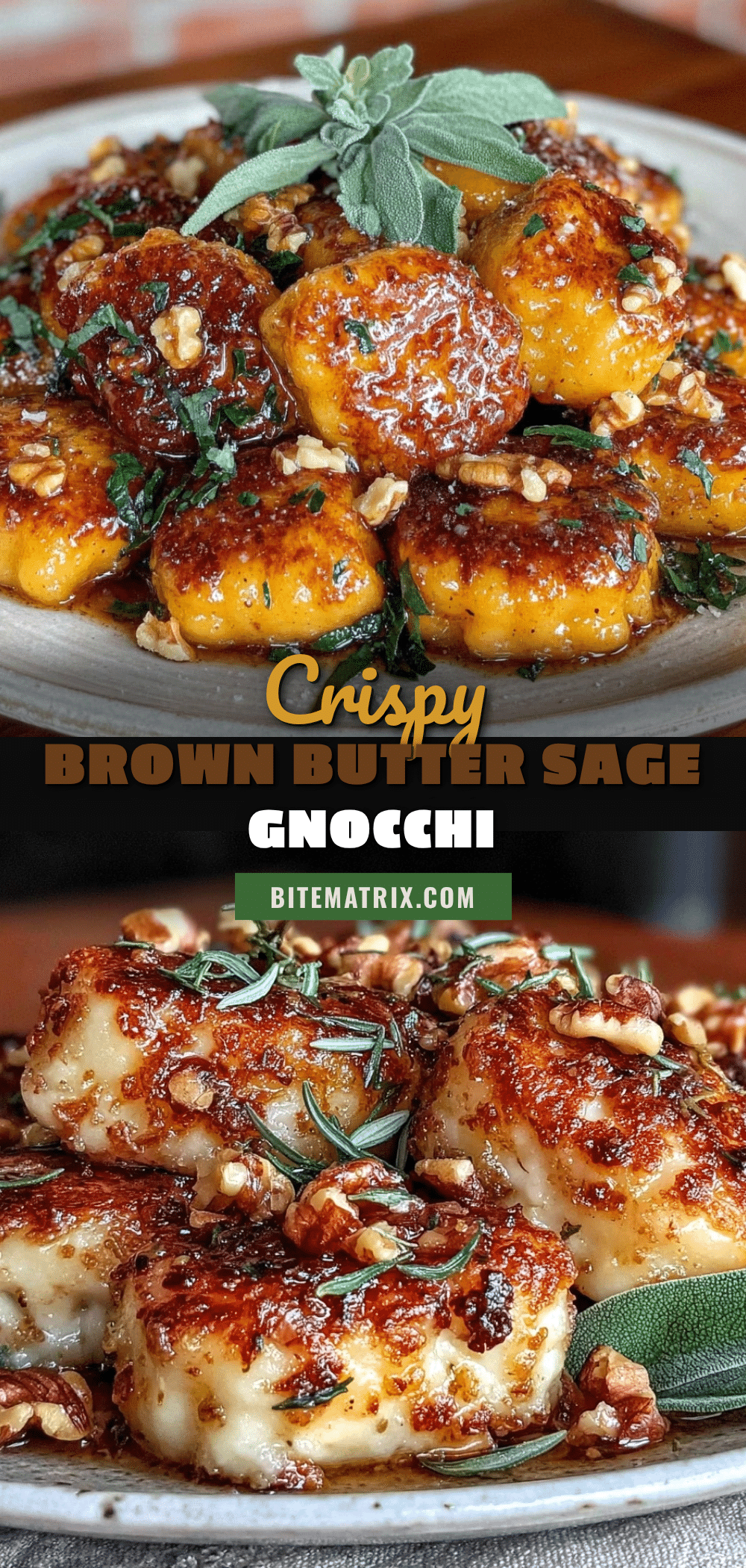 crispy brown butter sage gnocchi recipe