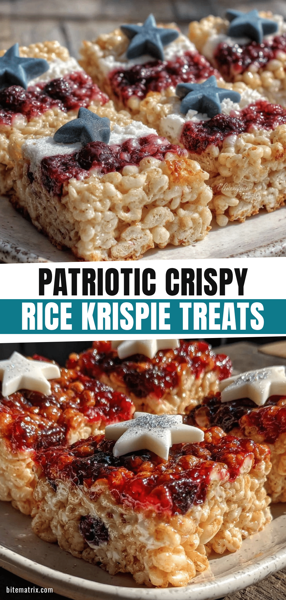 crispy rice krispie flag treats recipe