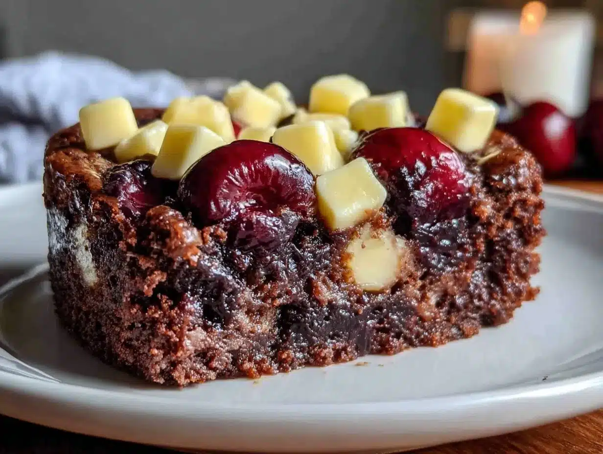 dark chocolate cherry clafoutis preparation steps