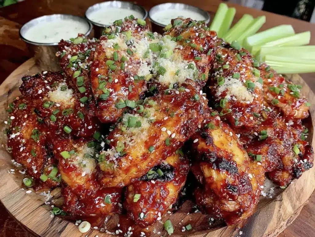 firecracker chicken wings - featured image