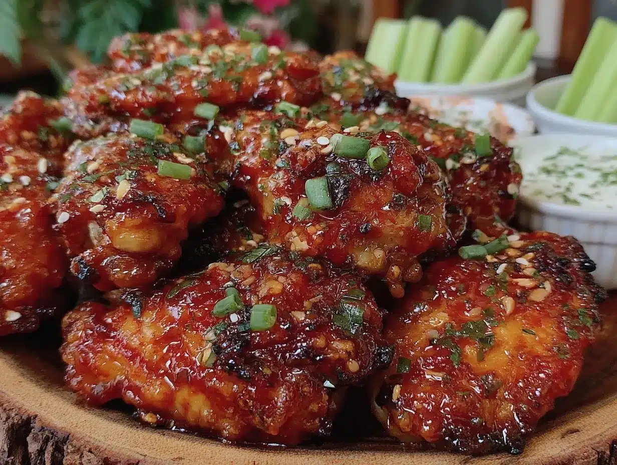 firecracker chicken wings preparation steps