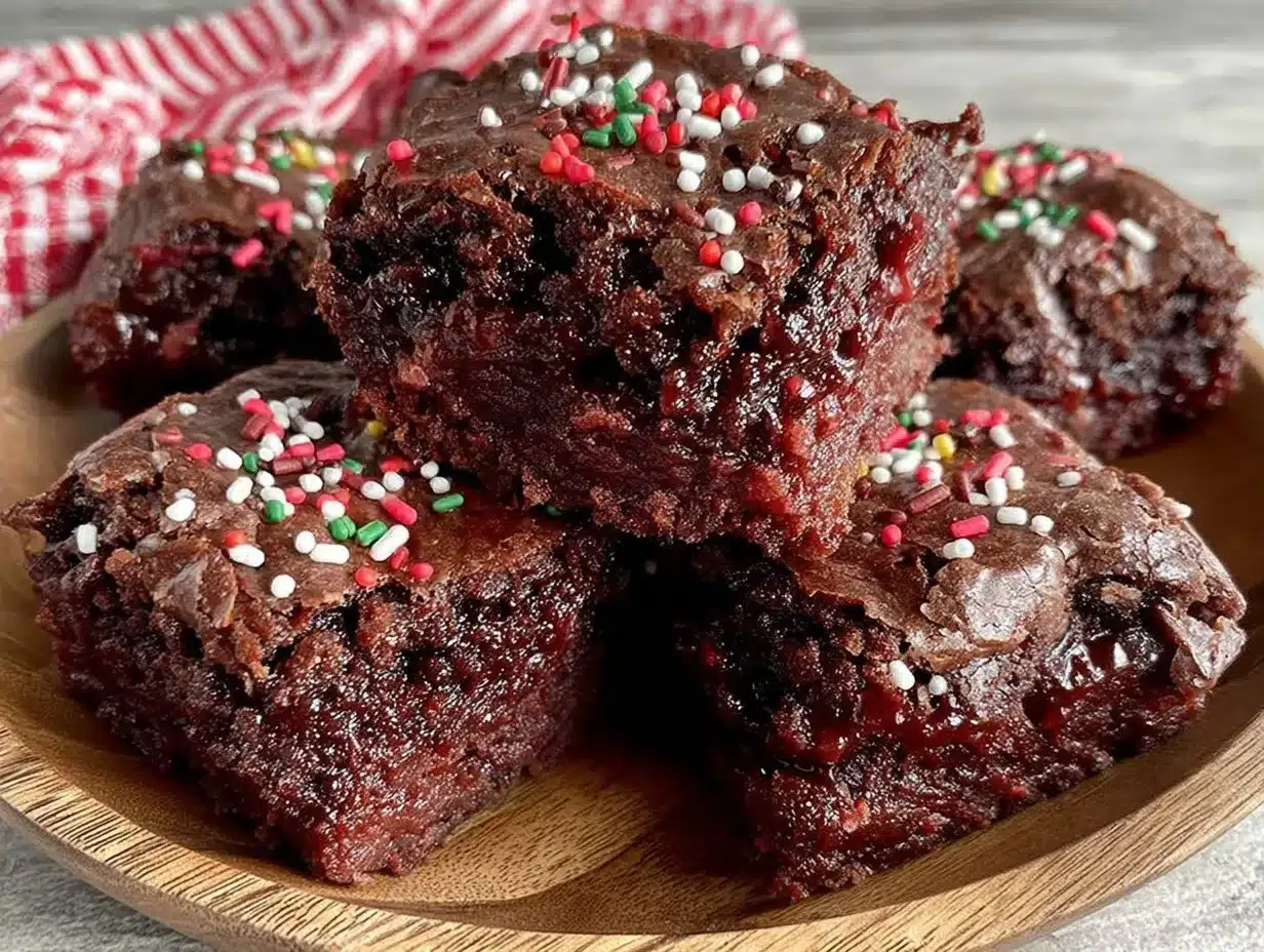 firework explosion brownie bites preparation steps