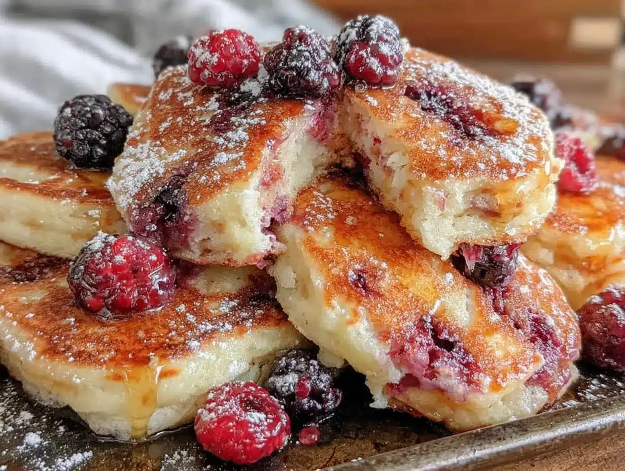 fluffy sheet pan pancakes preparation steps