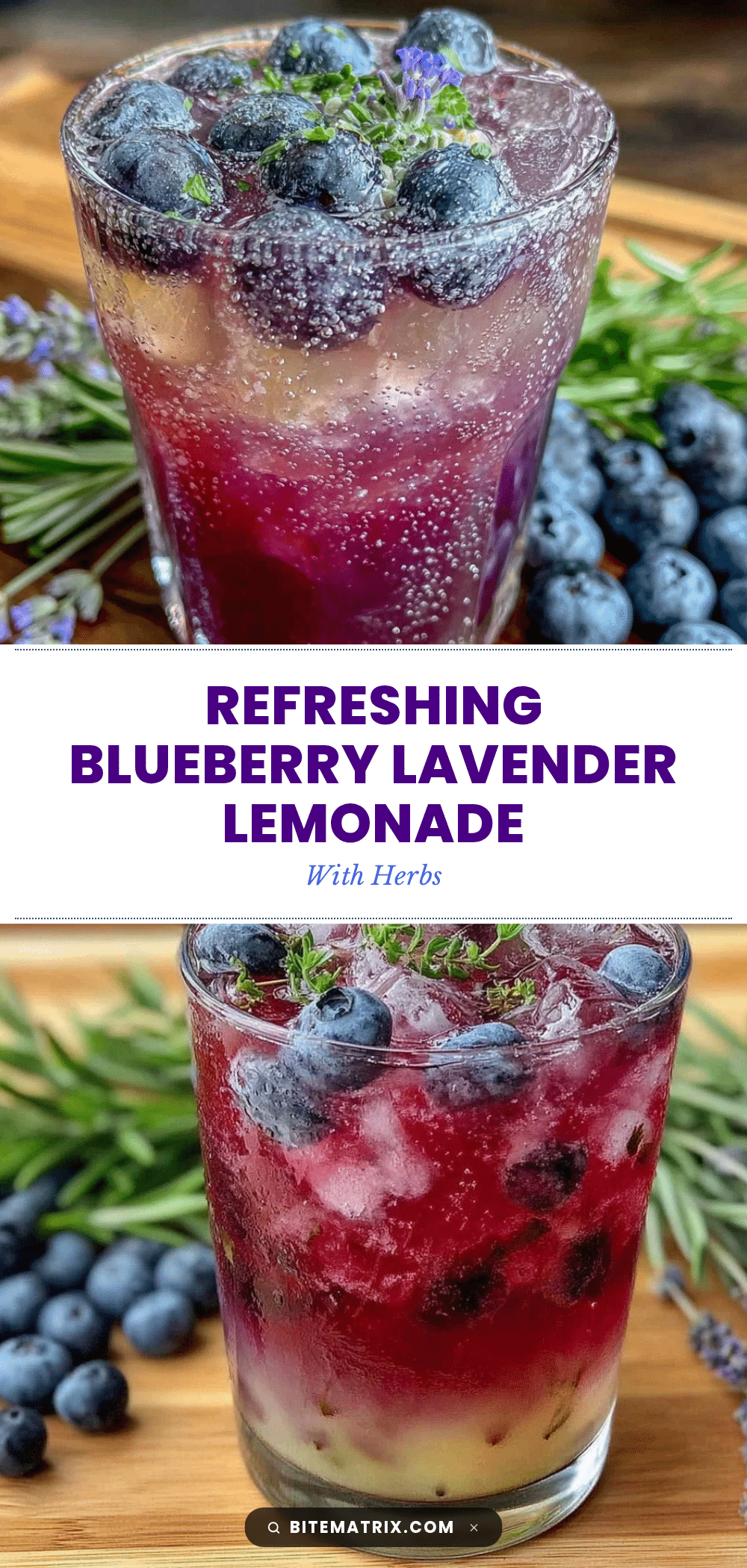 fresh blueberry lavender lemonade recipe