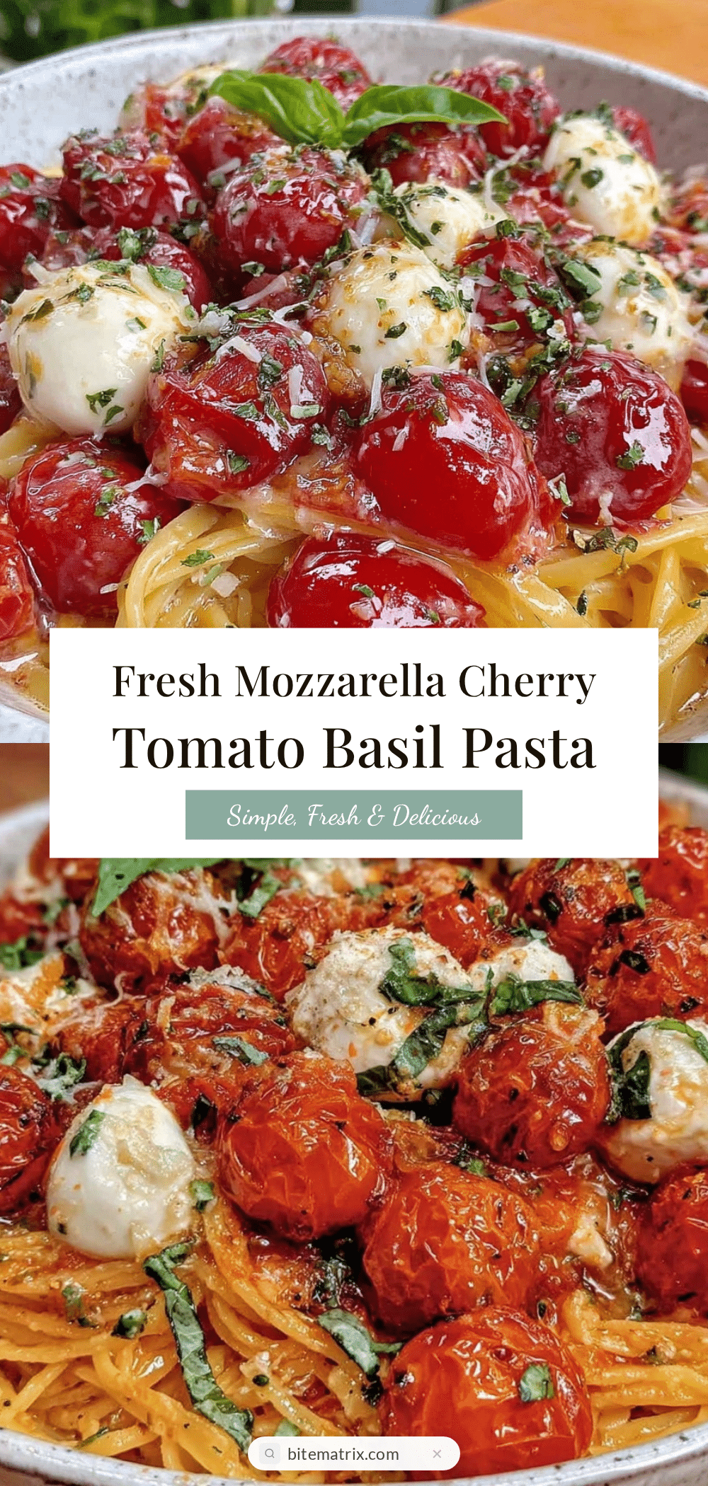 fresh cherry tomato basil pasta recipe