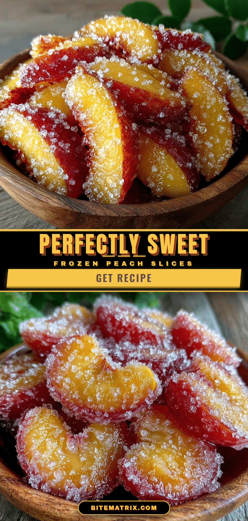 fresh frozen peach slices recipe