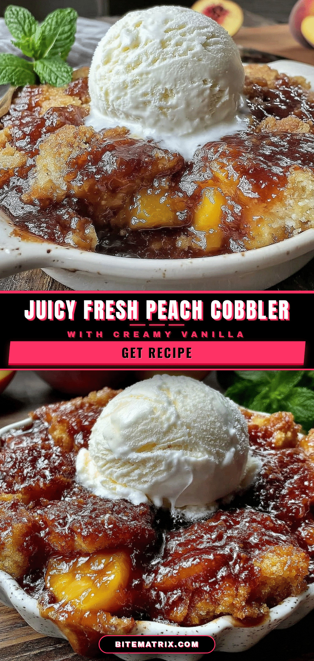 fresh peach cobbler recipe