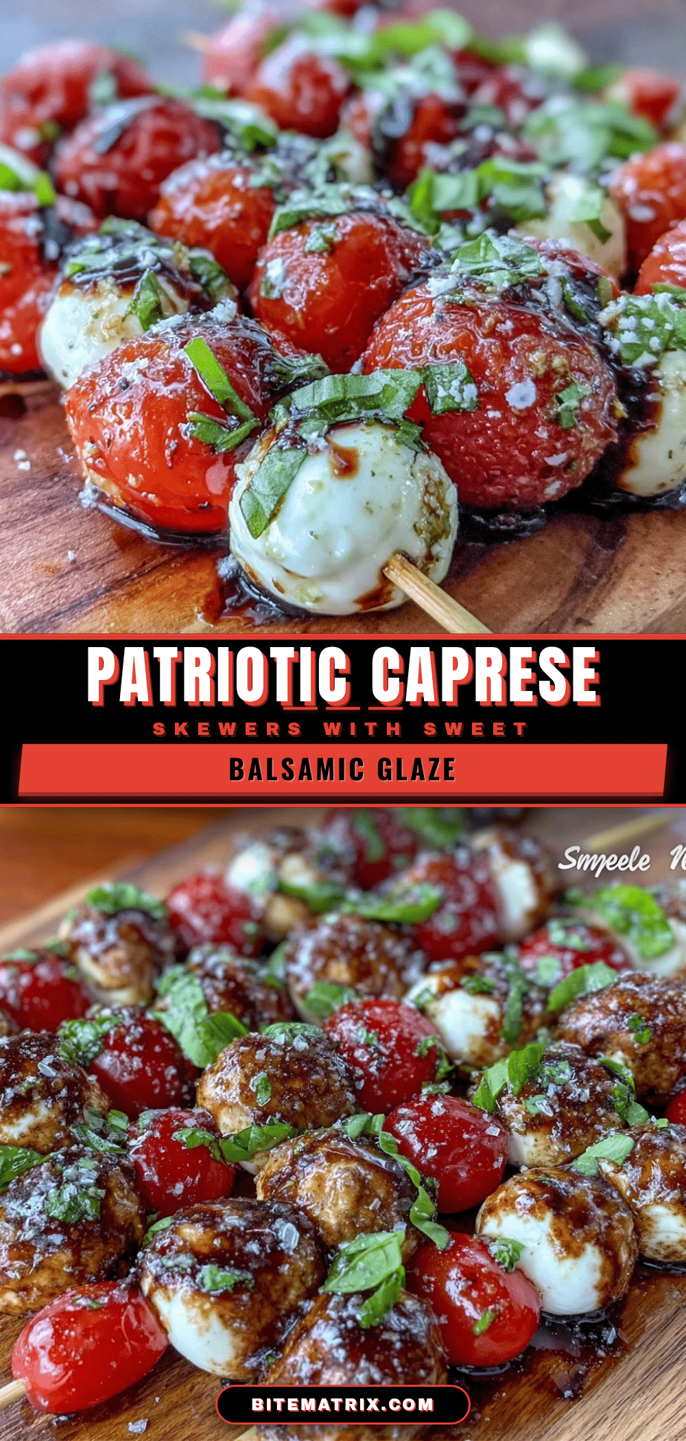 Fresh Star-Spangled Caprese Skewers recipe