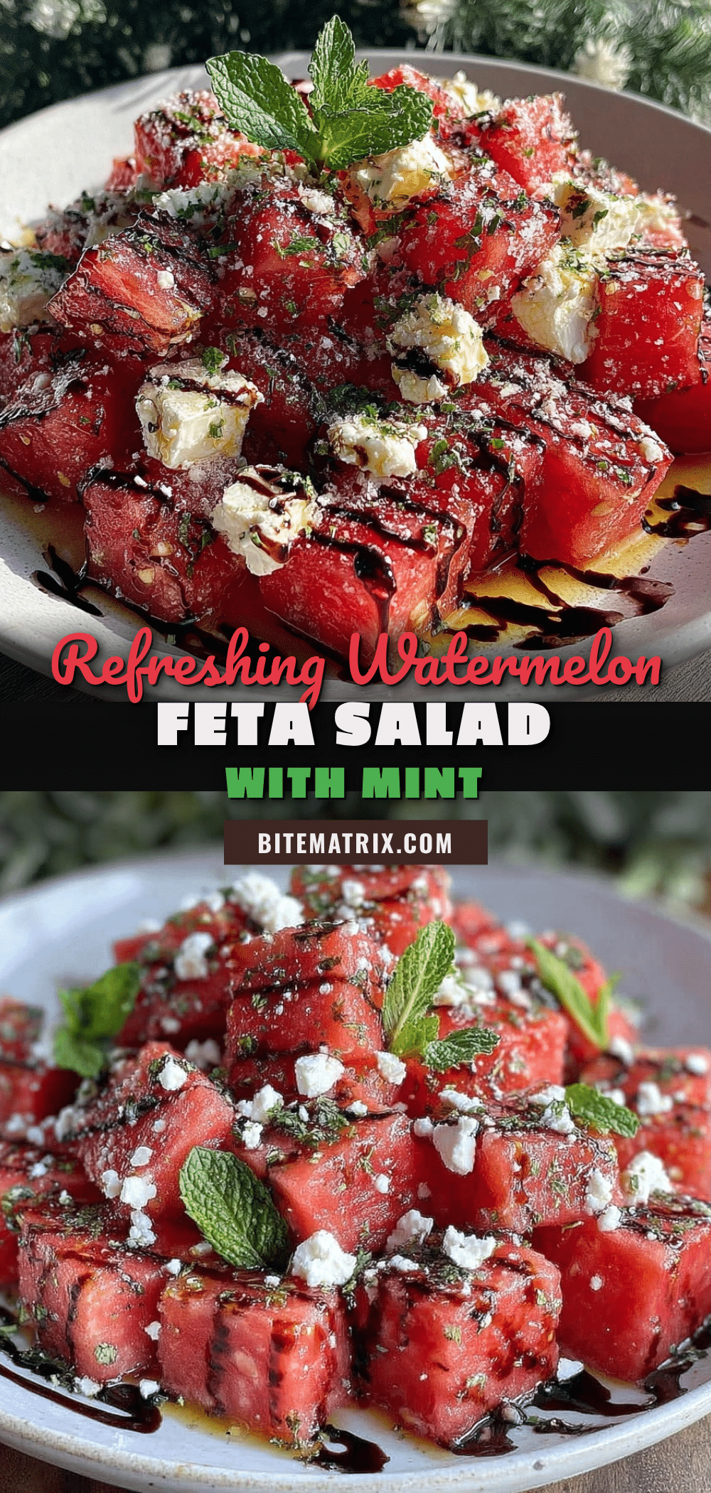 fresh watermelon feta salad recipe
