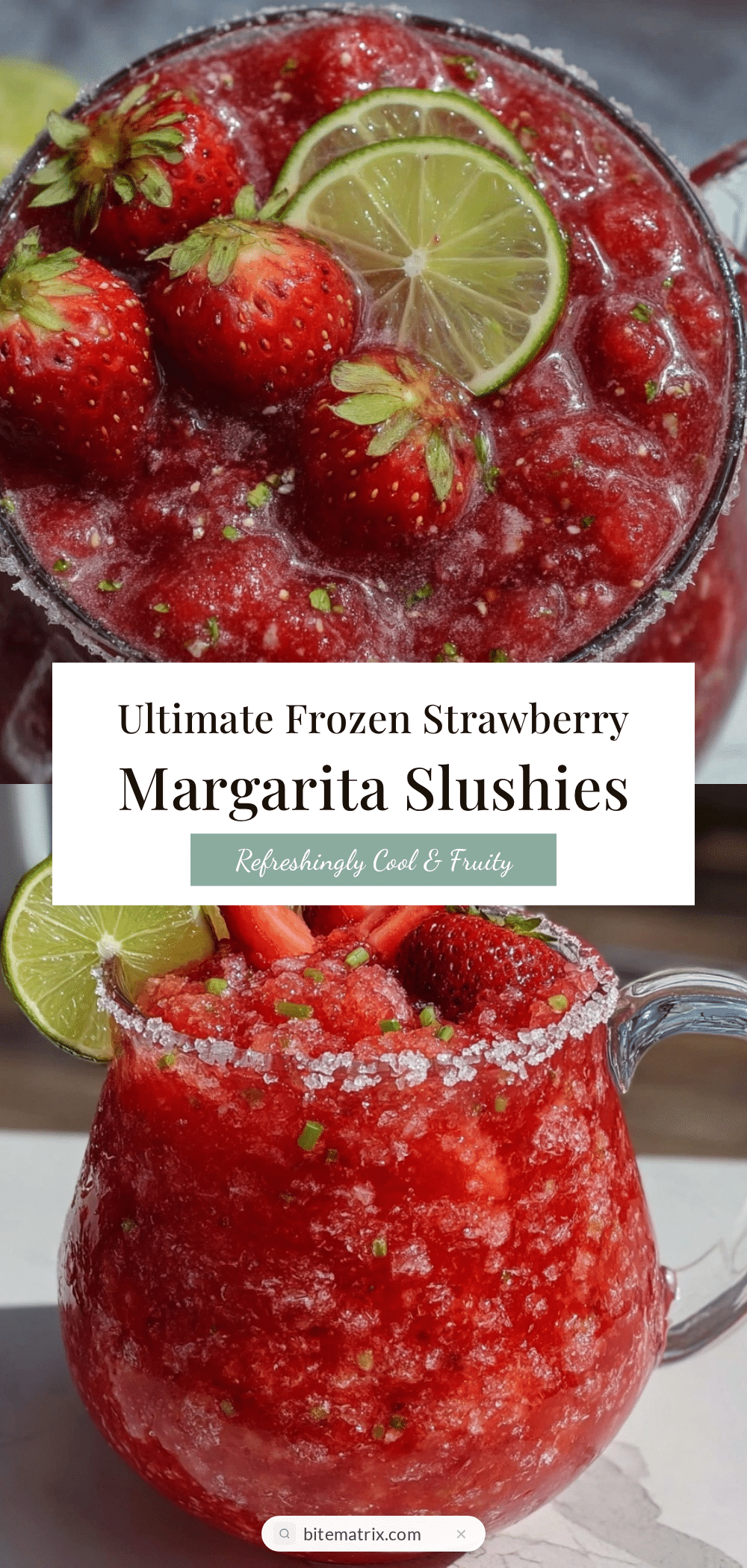 frozen strawberry margarita slushies recipe