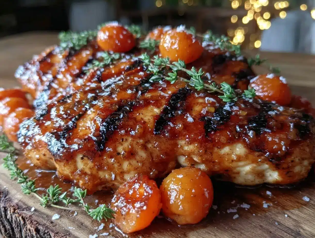 grilled apricot chicken preparation steps