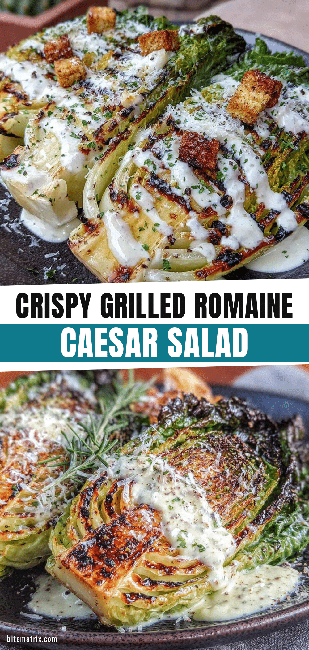 grilled romaine Caesar salad recipe