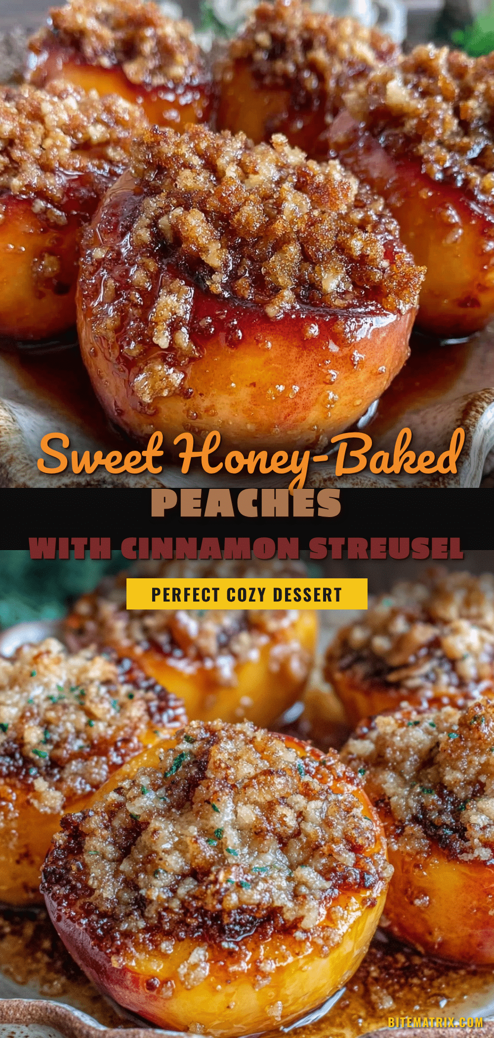honey-baked peaches recipe