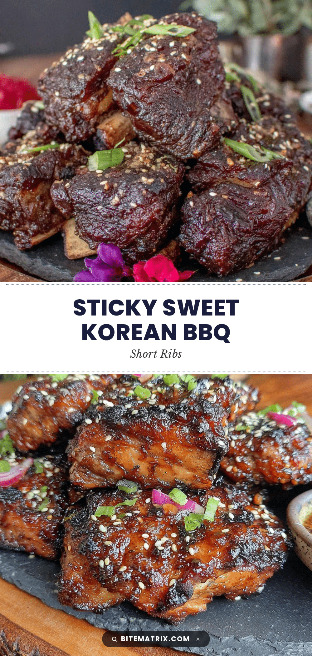 Korean BBQ short ribs recipe
