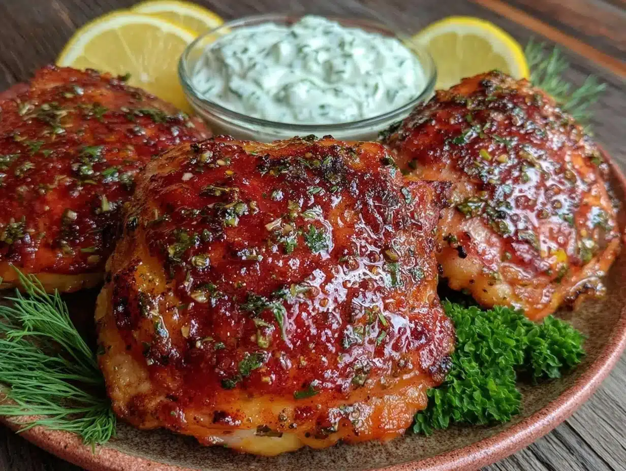 lemon herb grilled chicken thighs preparation steps