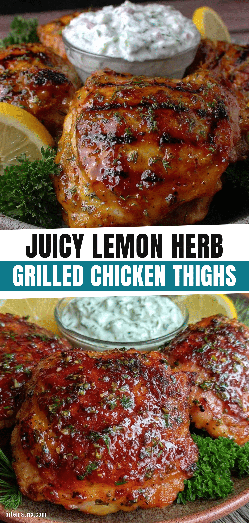 lemon herb grilled chicken thighs recipe