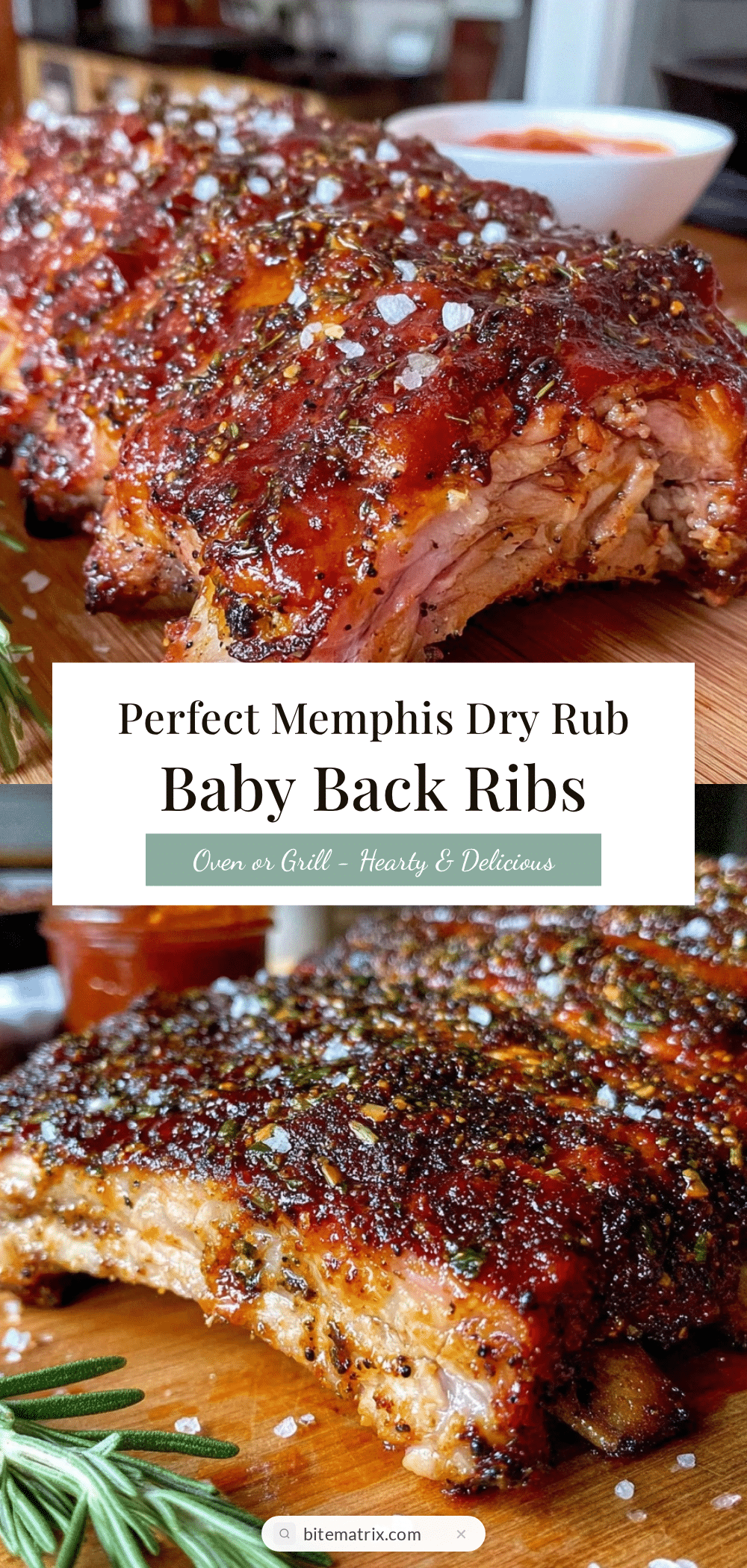 Memphis dry rub baby back ribs recipe