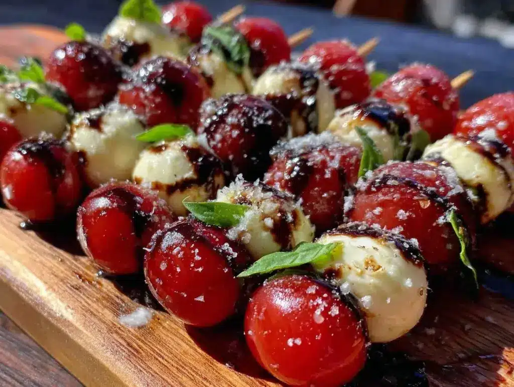 mini Caprese skewers - featured image