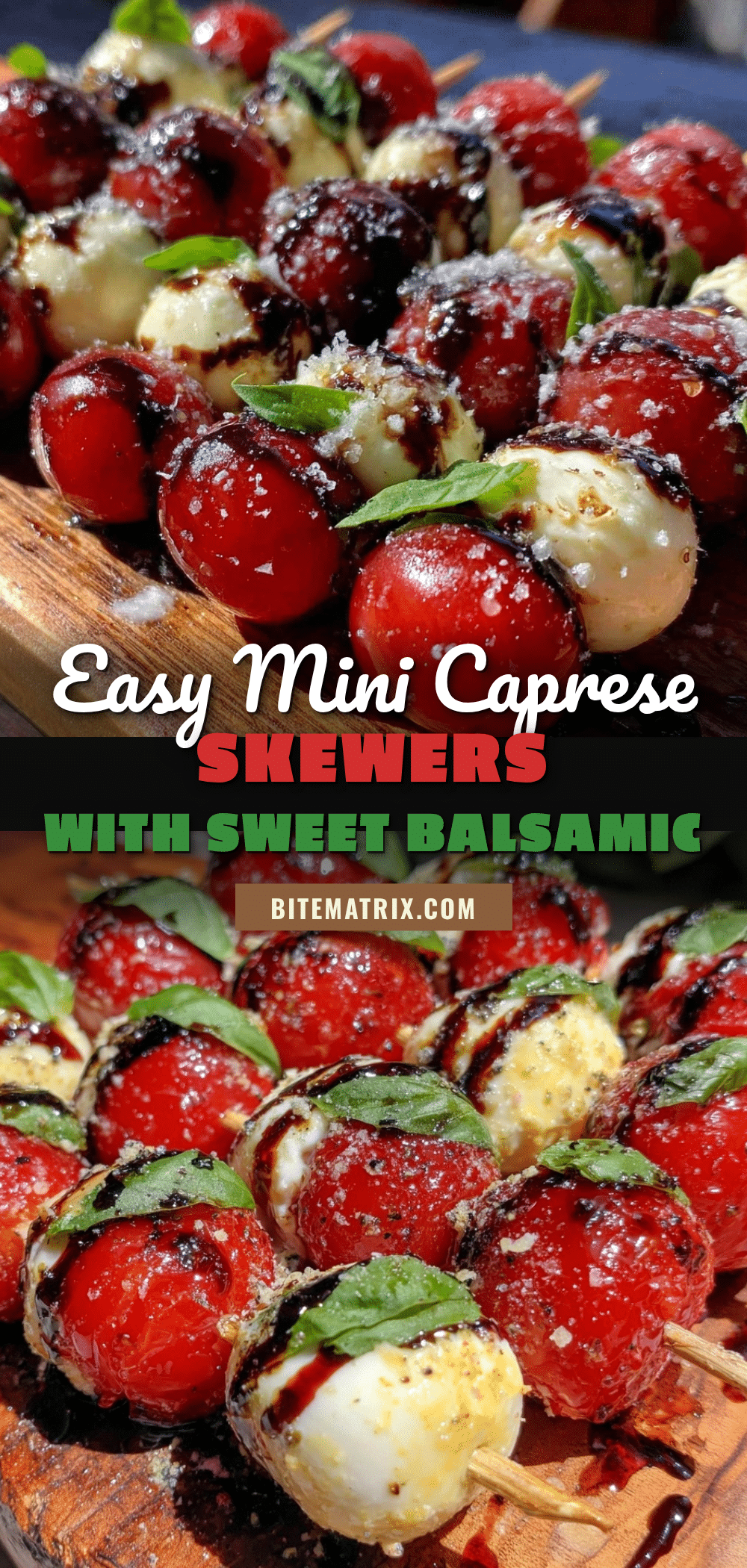 mini Caprese skewers recipe