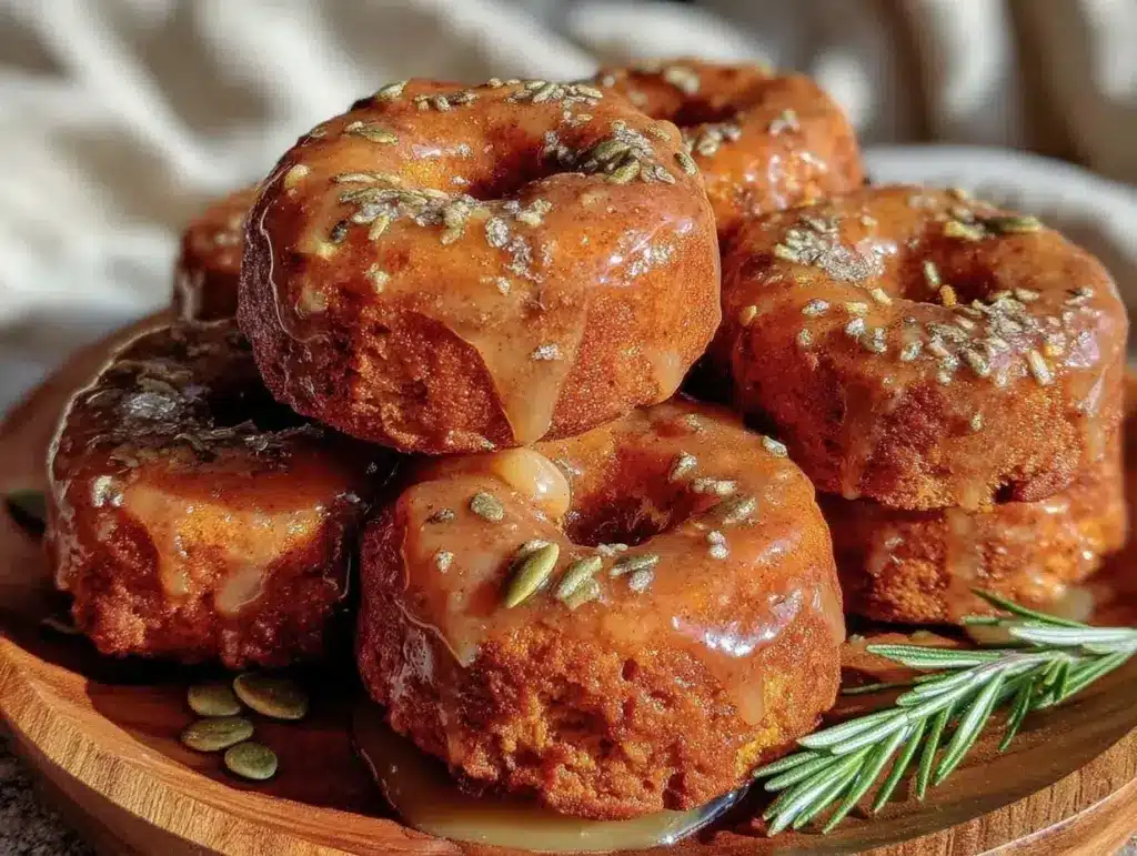 mini pumpkin spice donuts - featured image