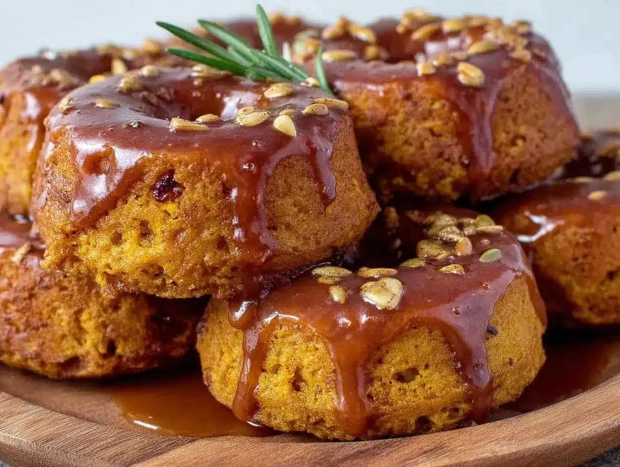 mini pumpkin spice donuts preparation steps