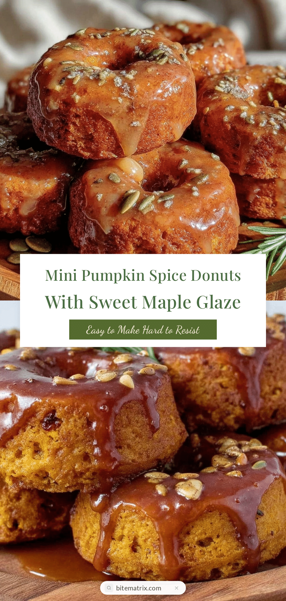 mini pumpkin spice donuts recipe