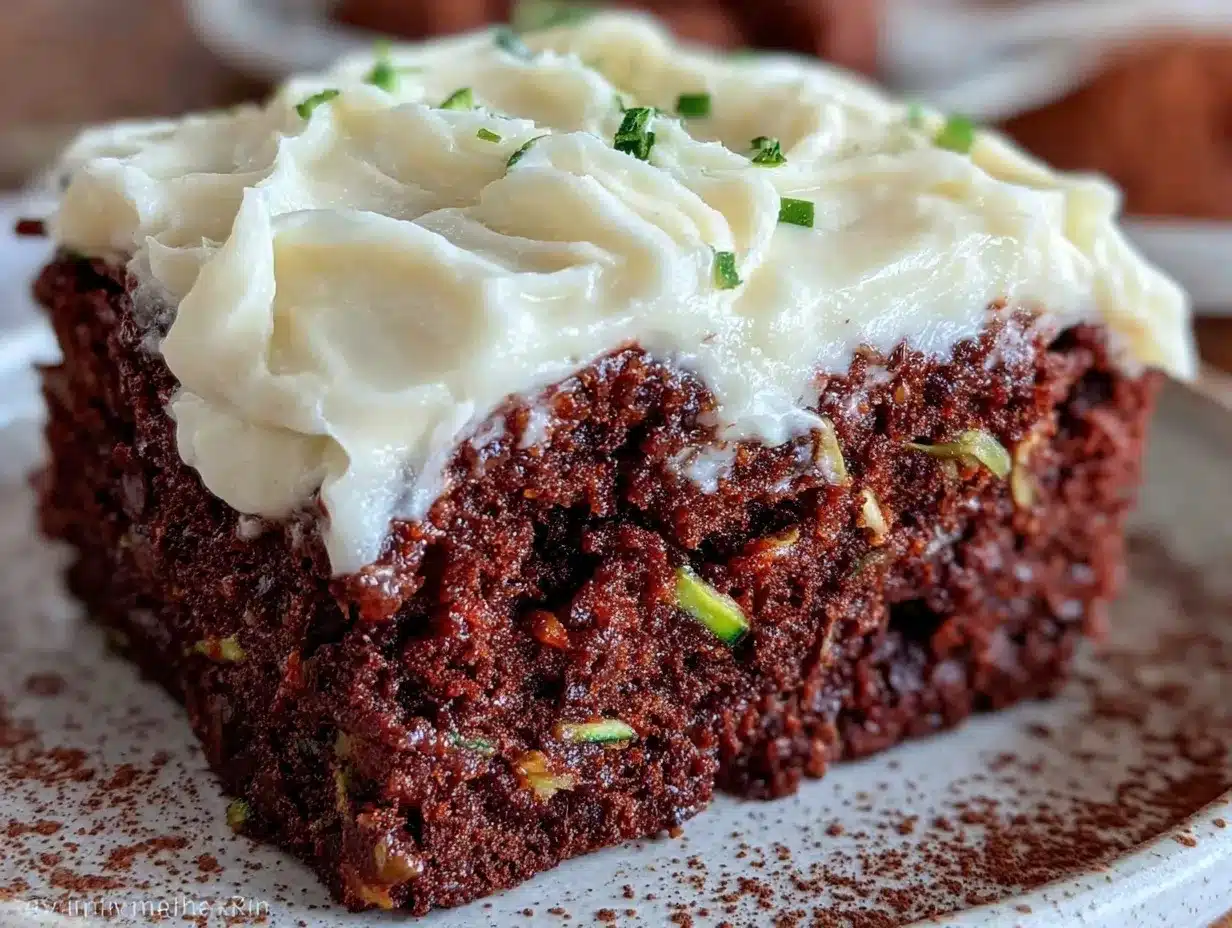 moist chocolate zucchini cake preparation steps