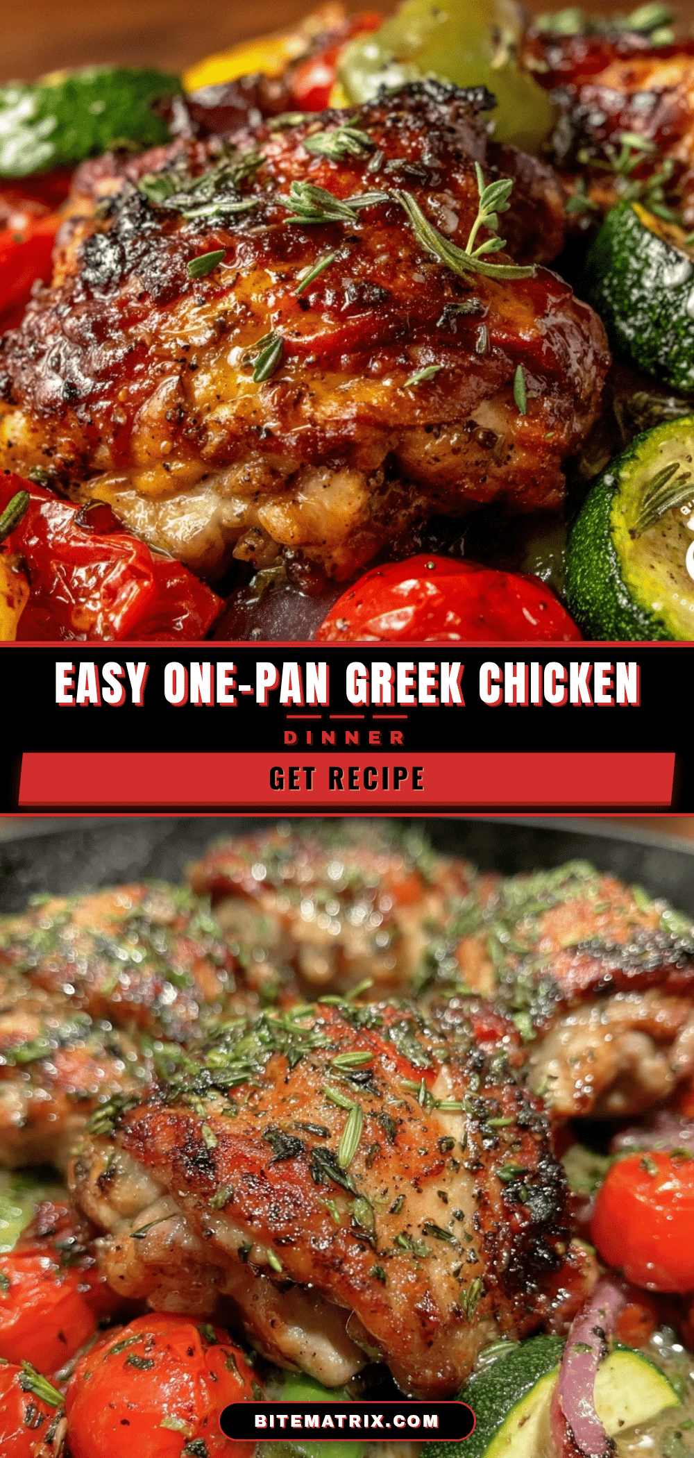 one-pan greek chicken recipe