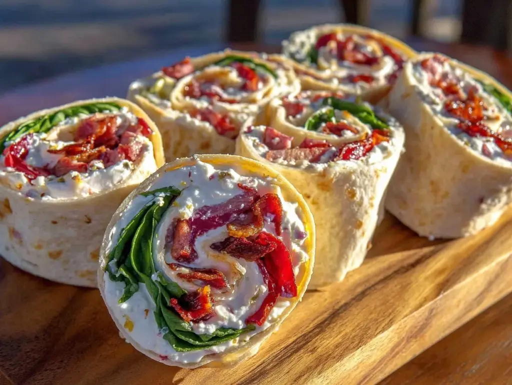 patriotic pinwheel sandwiches - featured image