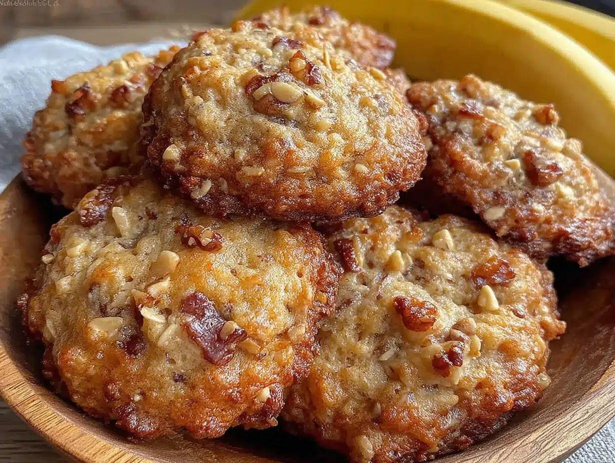 peanut butter banana breakfast cookies preparation steps