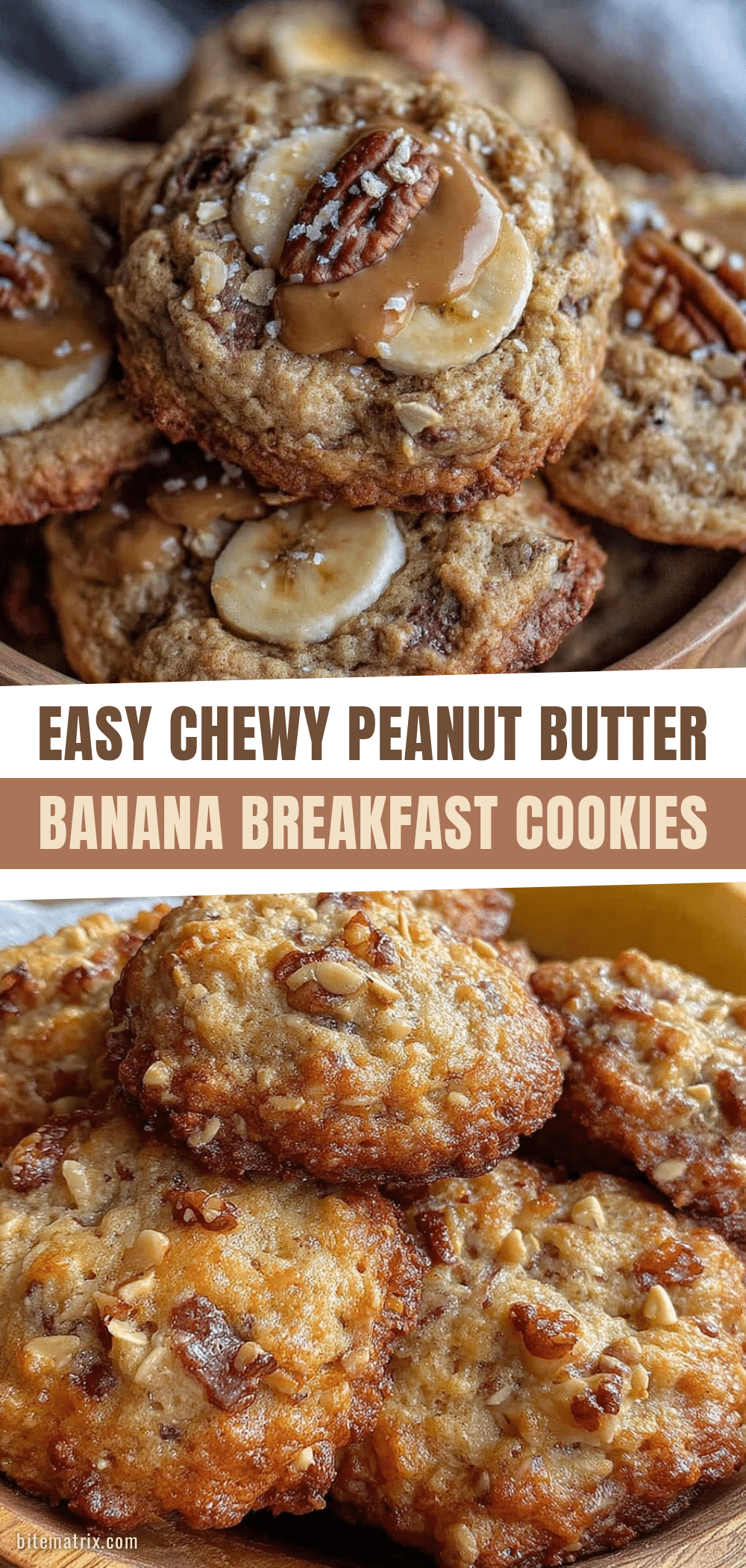 peanut butter banana breakfast cookies recipe