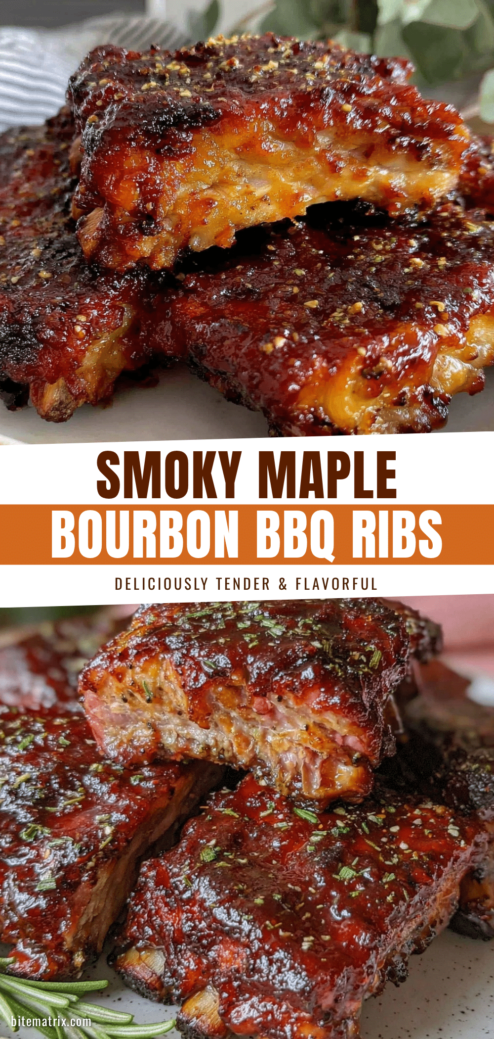 smoked maple bourbon bbq ribs recipe