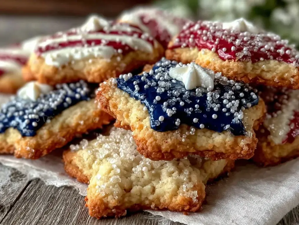 star-spangled sugar cookies - featured image