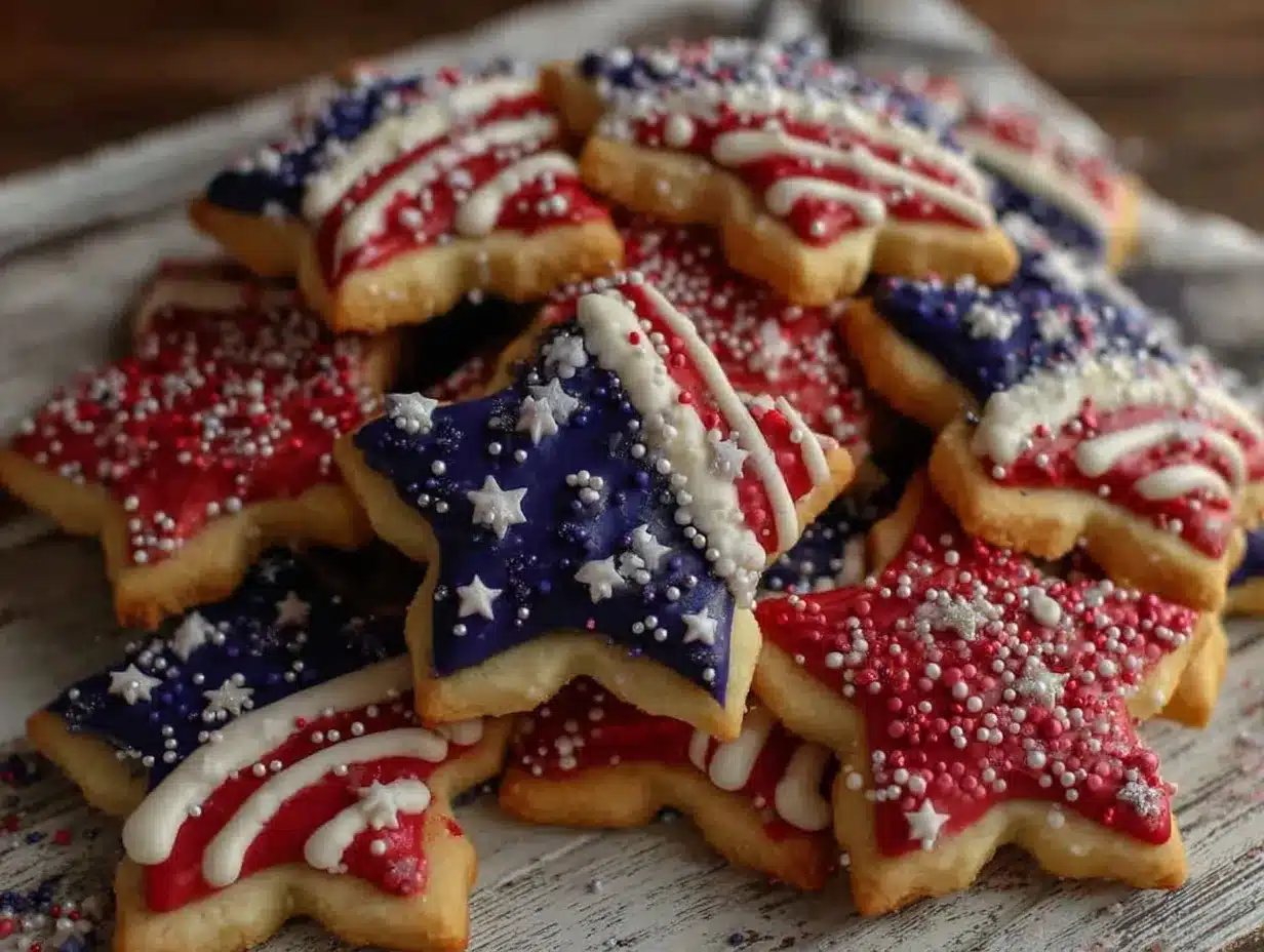 star-spangled sugar cookies preparation steps