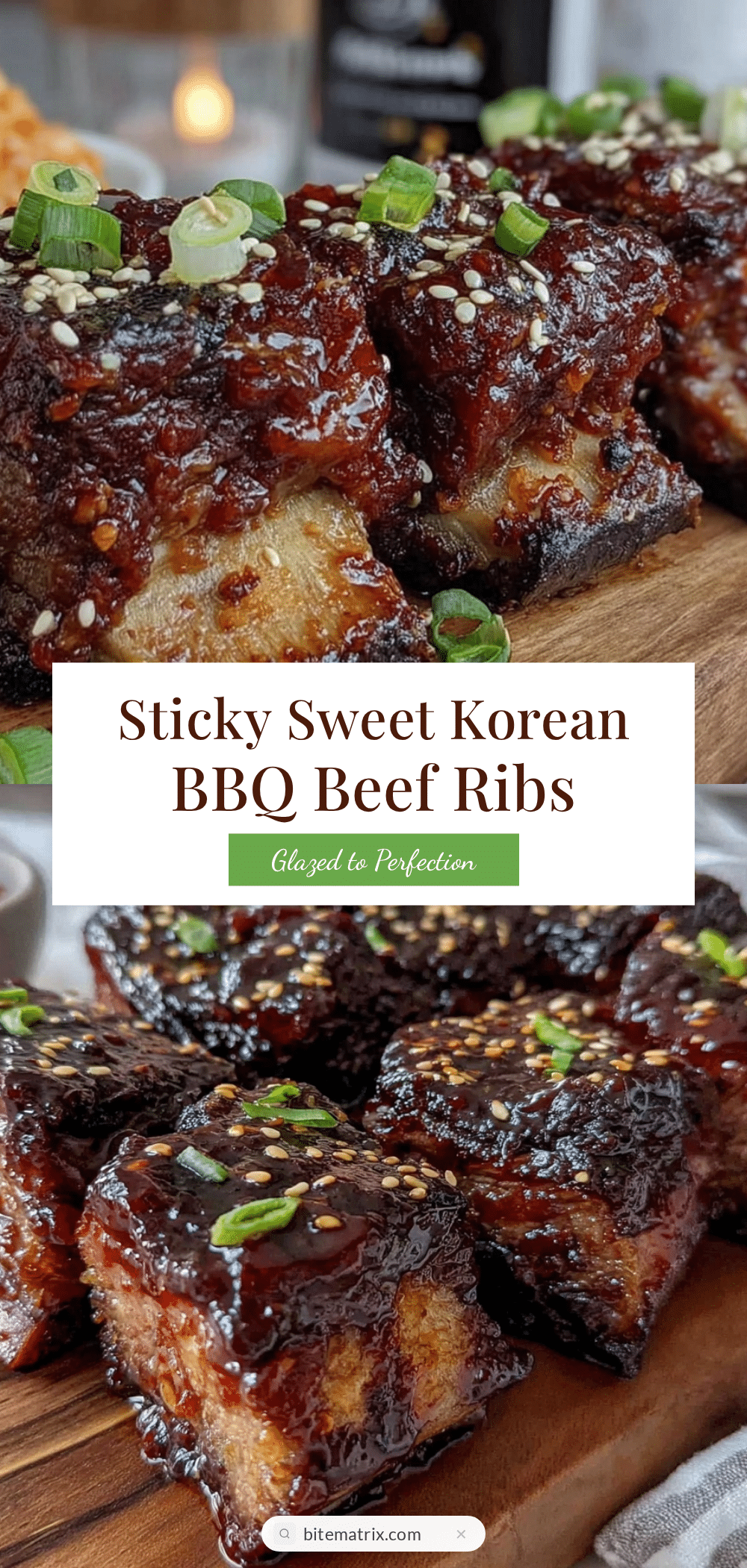 sticky korean bbq beef short ribs recipe