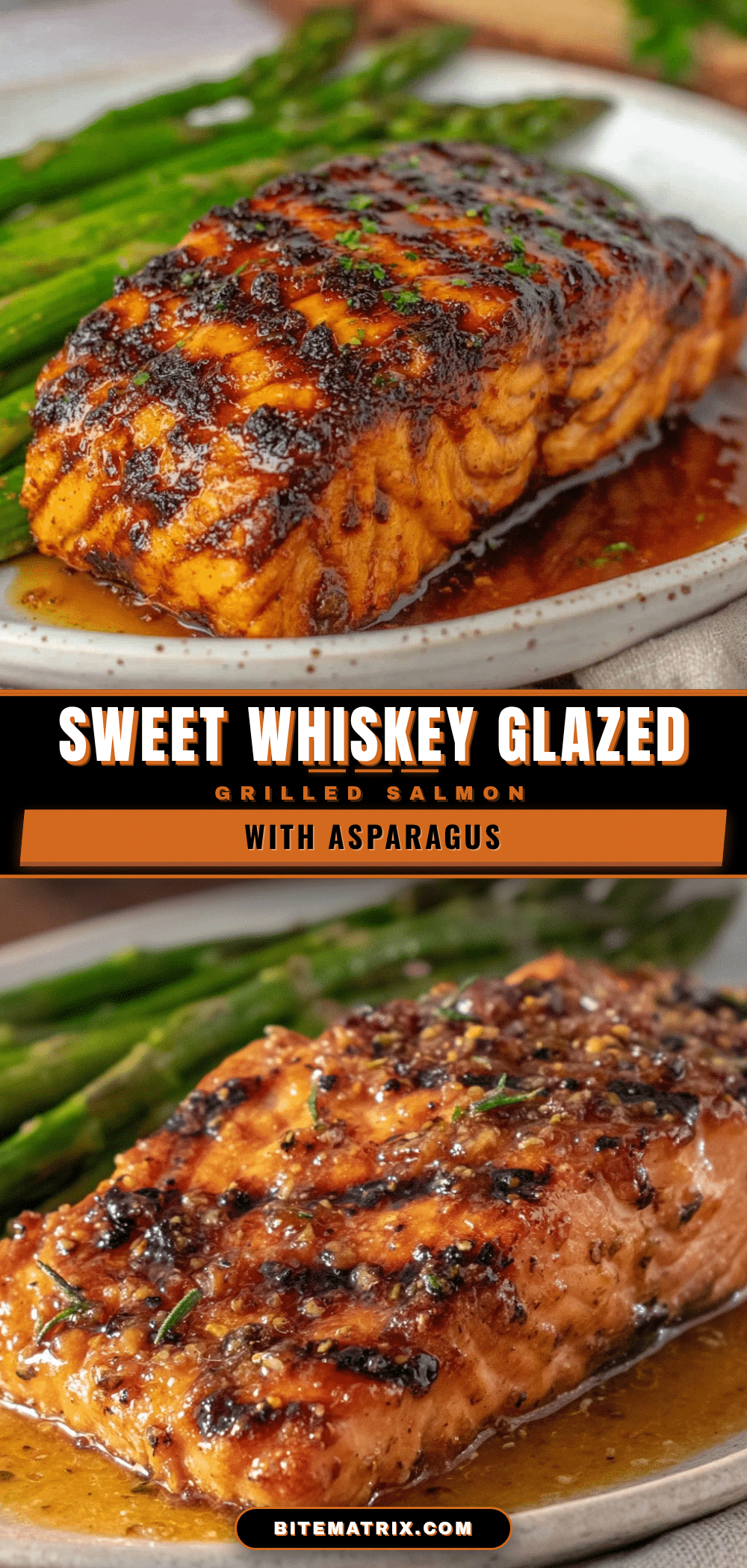 whiskey glazed grilled salmon recipe