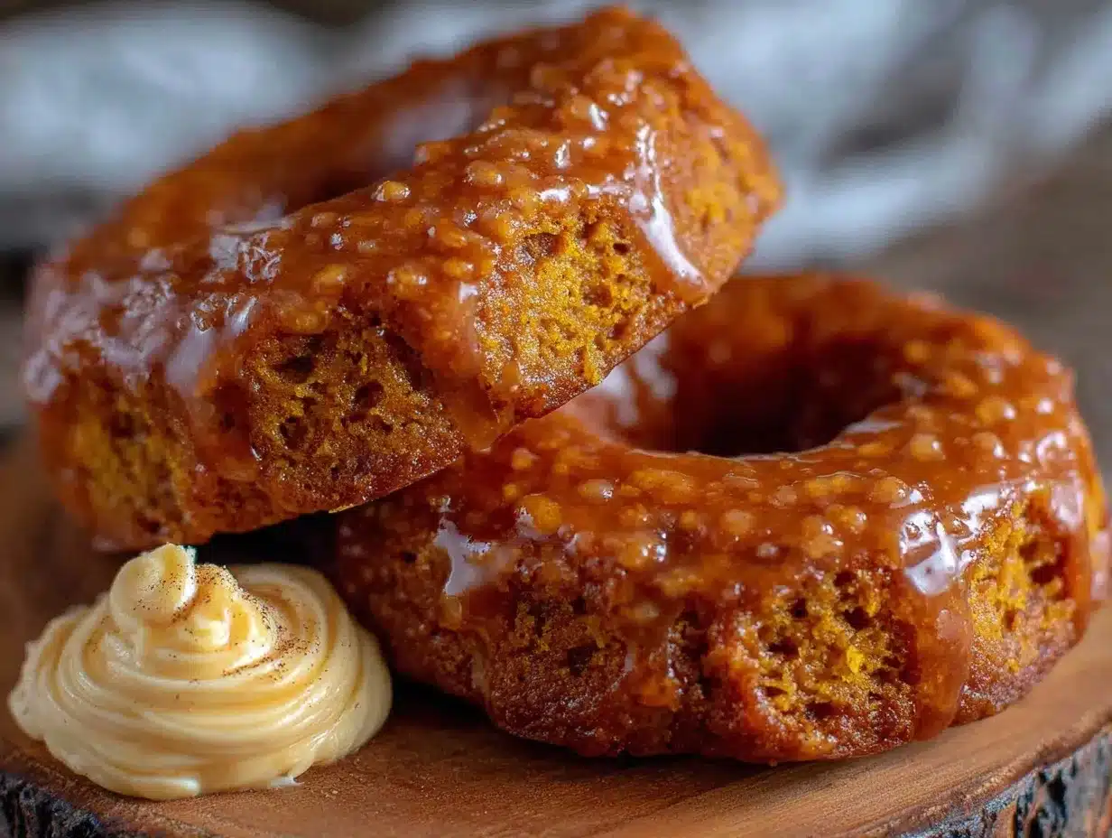 apple cider glazed pumpkin bagels preparation steps