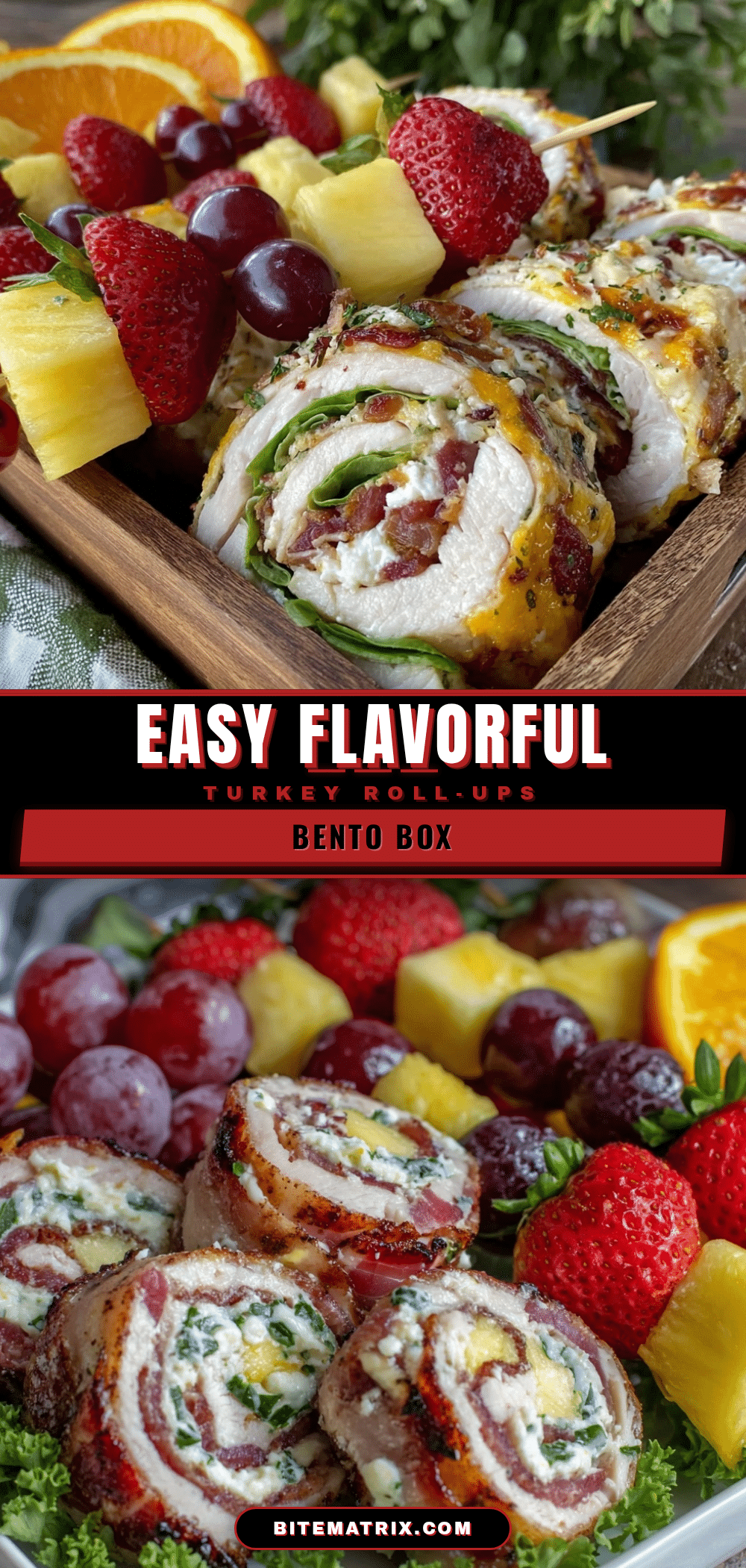 bento box turkey roll-ups recipe